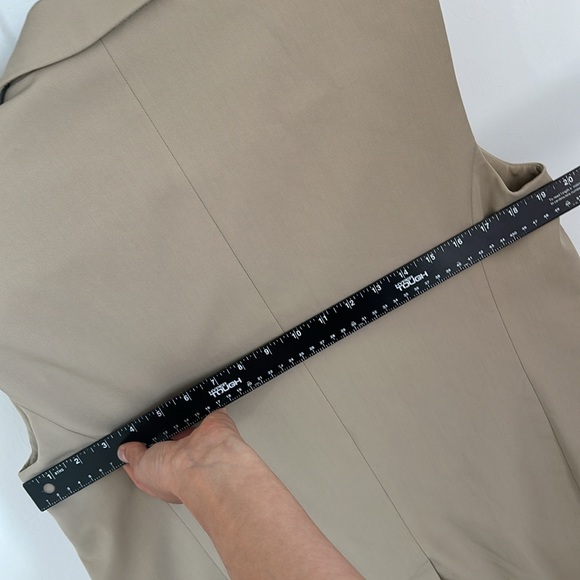 Banana Republic Wool In Italy Beige Oversized Blazer Vest/Sz:XS/NWOT - Picture 15 of 15